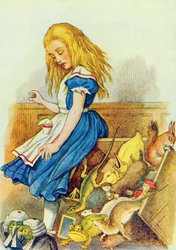 Alice Kantelt de Jurydoos, illustratie uit 